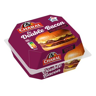 Double bacon burger Charal 1x195g