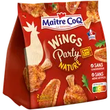 Découpe de Poulet Wings Party nature, MAITRE COQ, Sac, 400g