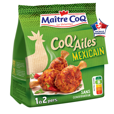 Coq'ailes à la mexicaine, MAITRE COQ, 250g