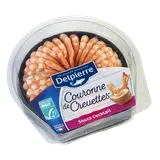 Couronne de queues de crevettes cuites décortiquées et sauce cocktail,130g