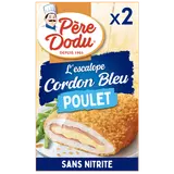 Escalope cordon bleu poulet, PERE DODU, étui 200g
