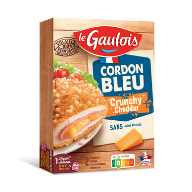 Cordon bleu cheddar, LE GAULOIS, France, 2 pièces, 200g