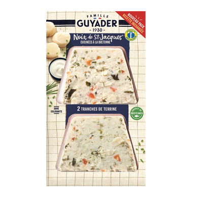 Terrine Bretonne aux Saint Jacques GUYADER, x2 soit 120g