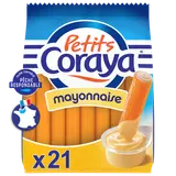 Mini bâtonnets de surimi sauce mayonnaise PETITS CORAYA x21 - 210g