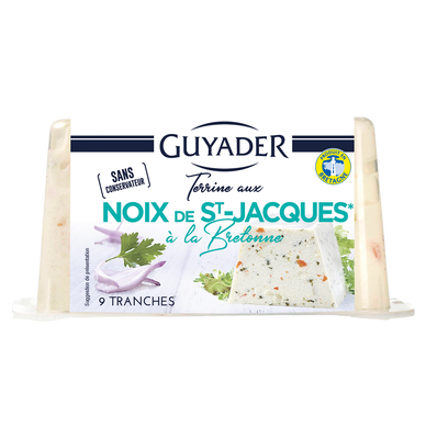 Terrine aux noix de Saint Jacques à la bretonne GUYADER, 350g