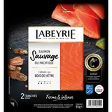 Saumon fumé sauvage du Pacifique au bois de hêtre, LABEYRIE, 2 tranches soit 65g