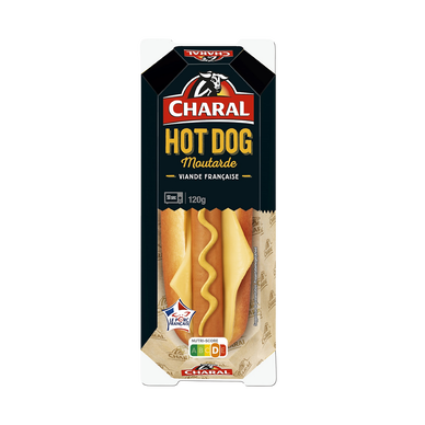 Hot Dog moutarde CHARAL - 120g