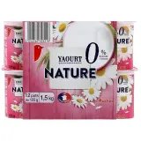 AUCHAN Yaourt nature allégé 0% MG