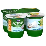 ACTIVIA Probiotiques - Yaourt au bifidus saveur coco
