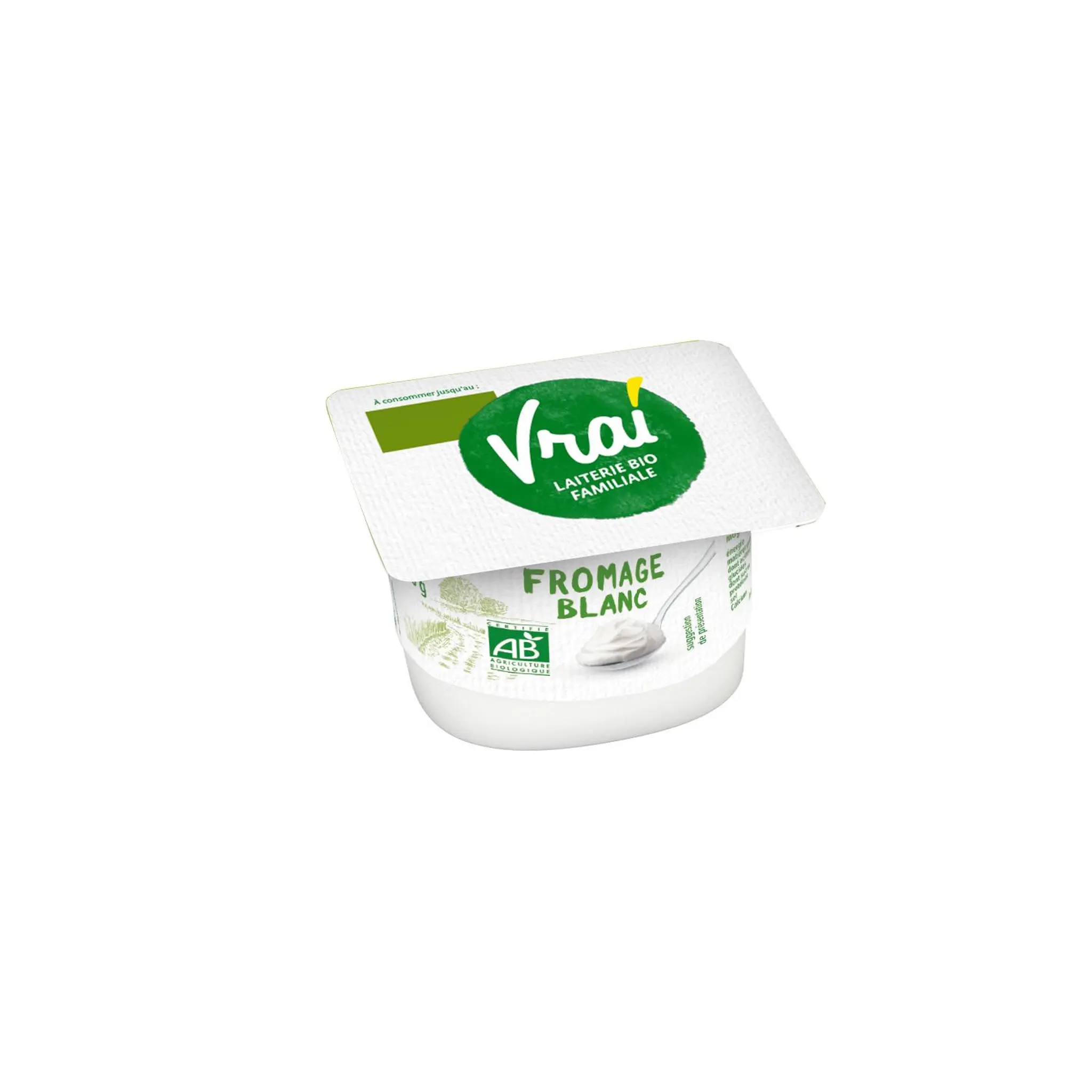 VRAI Fromage blanc nature bio