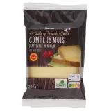 AUCHAN TERROIR Comté AOP au lait cru affinage 18 mois