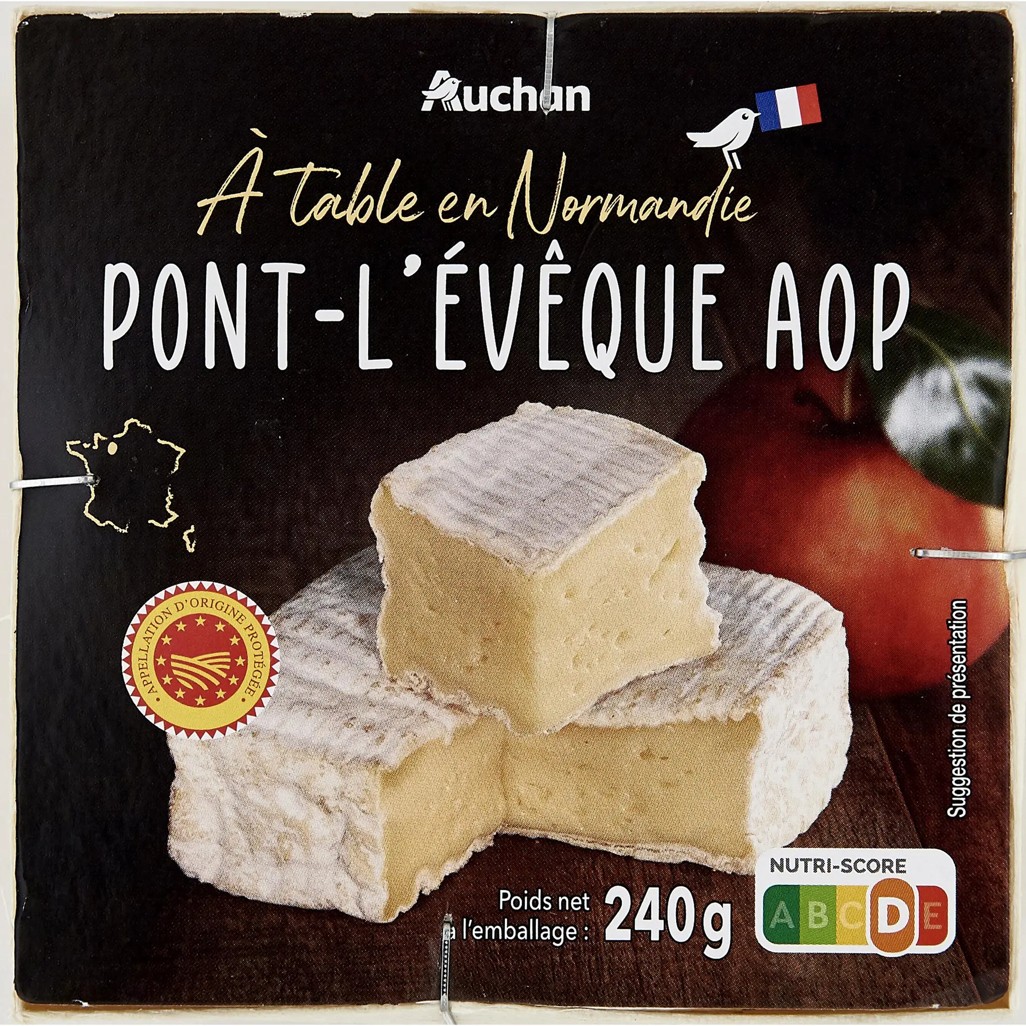 AUCHAN TERROIR Petit Pont-l'Evêque AOP