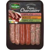 SOCOPA Assortiment chipolatas et merguez façon charcutière