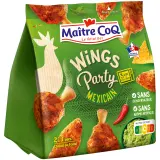MAITRE COQ Wings manchons et ailerons de poulet marinés à la mexicaine