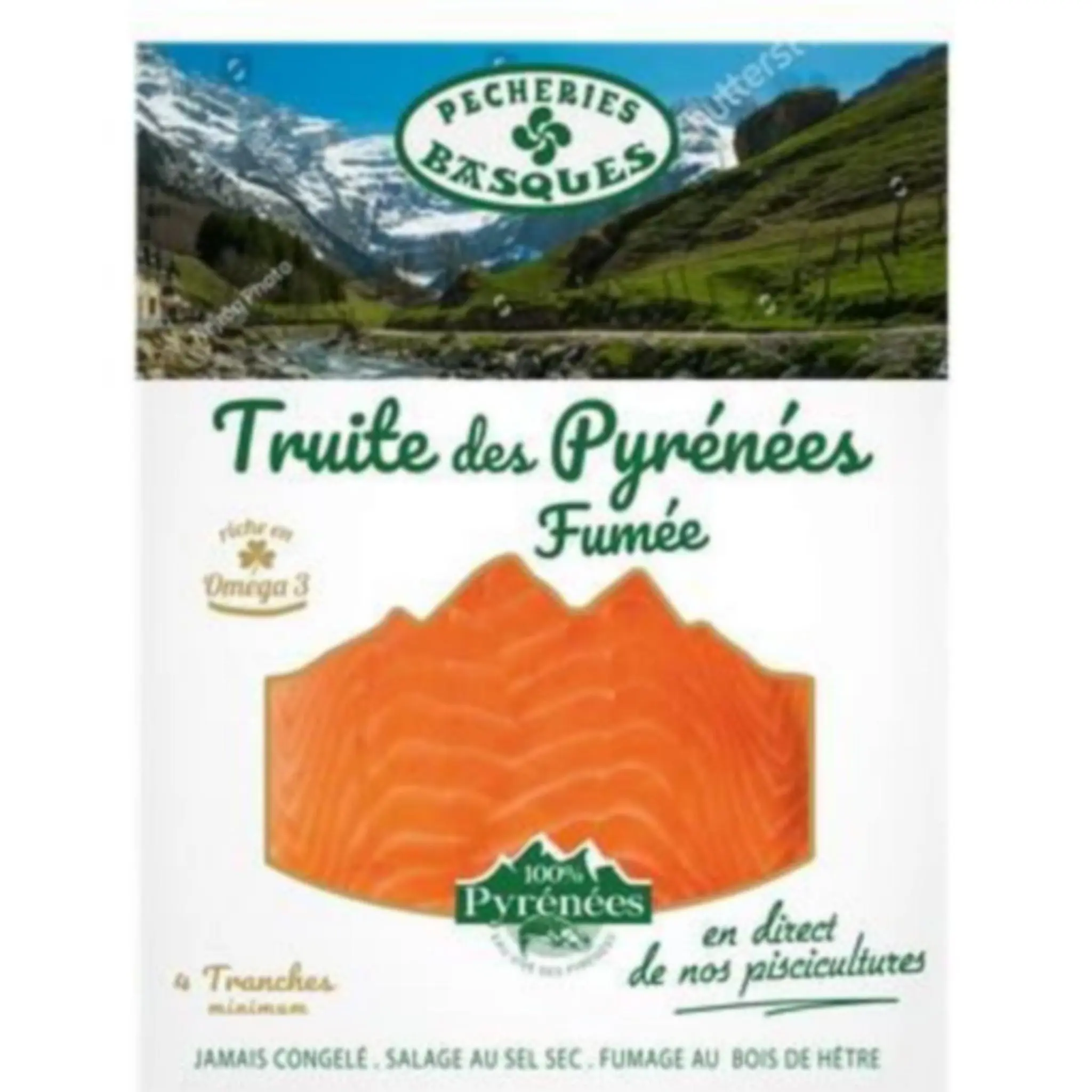 PECHERIES BASQUES Truite des Pyrénées fumée