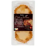 AUCHAN TERROIR Tielles Sétoises pâte garnie d'encornets sauce épicée