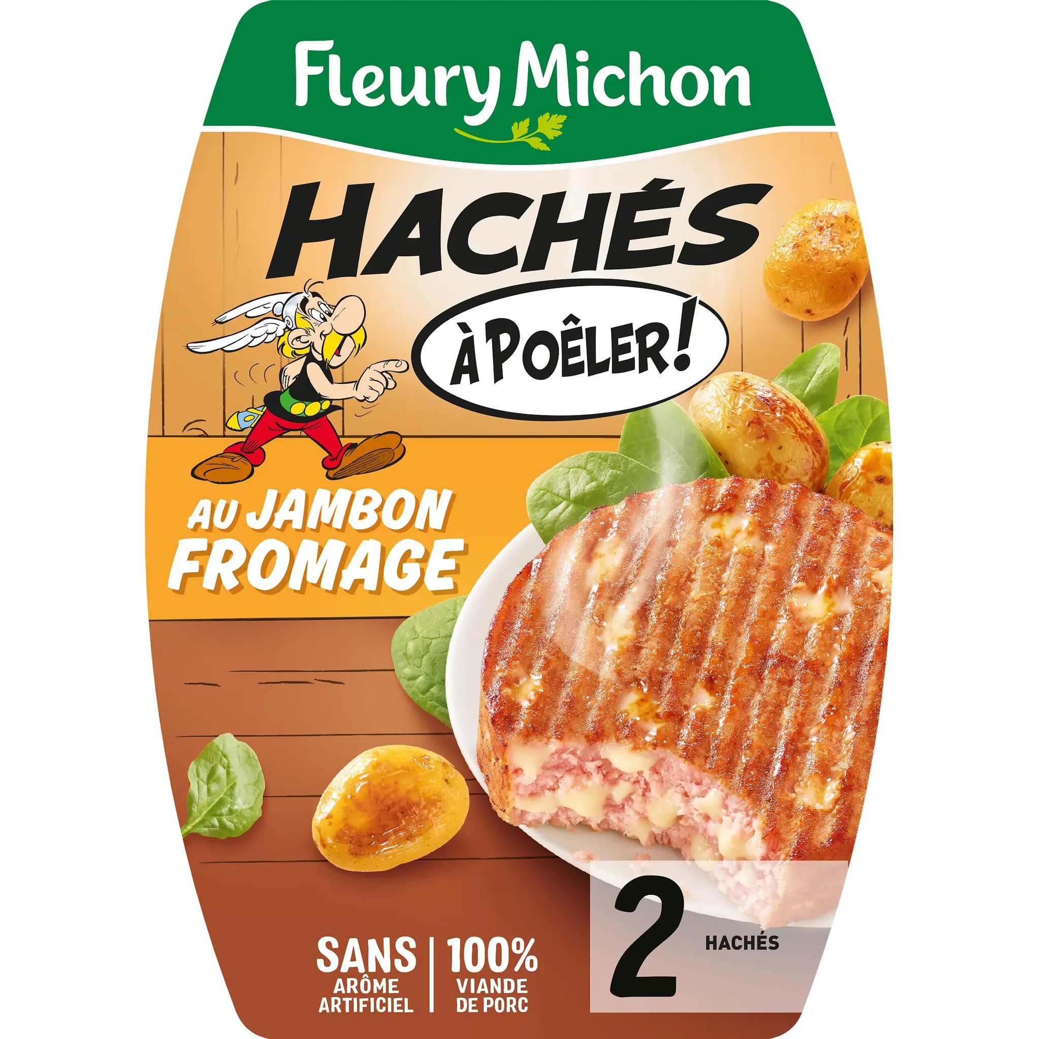 FLEURY MICHON Haché de jambon à l'emmental fondu