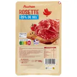 AUCHAN Rosette réduit en sel