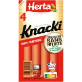 HERTA Knacki saucisse sans nitrite pur porc