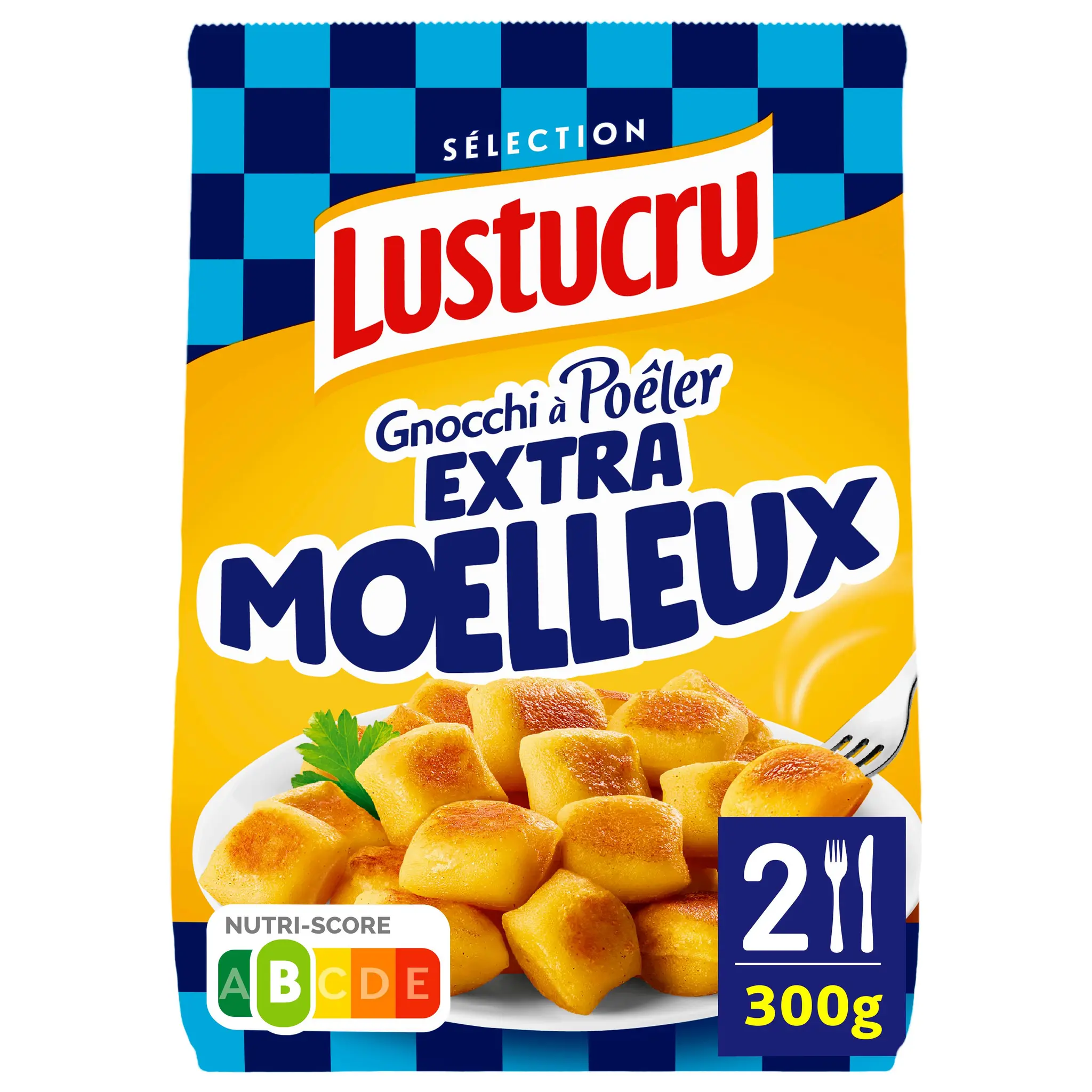 LUSTUCRU Gnocchi à poêler extra moelleux