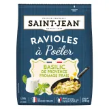 SAINT JEAN Ravioles à poêler fromage frais et basilic de provence