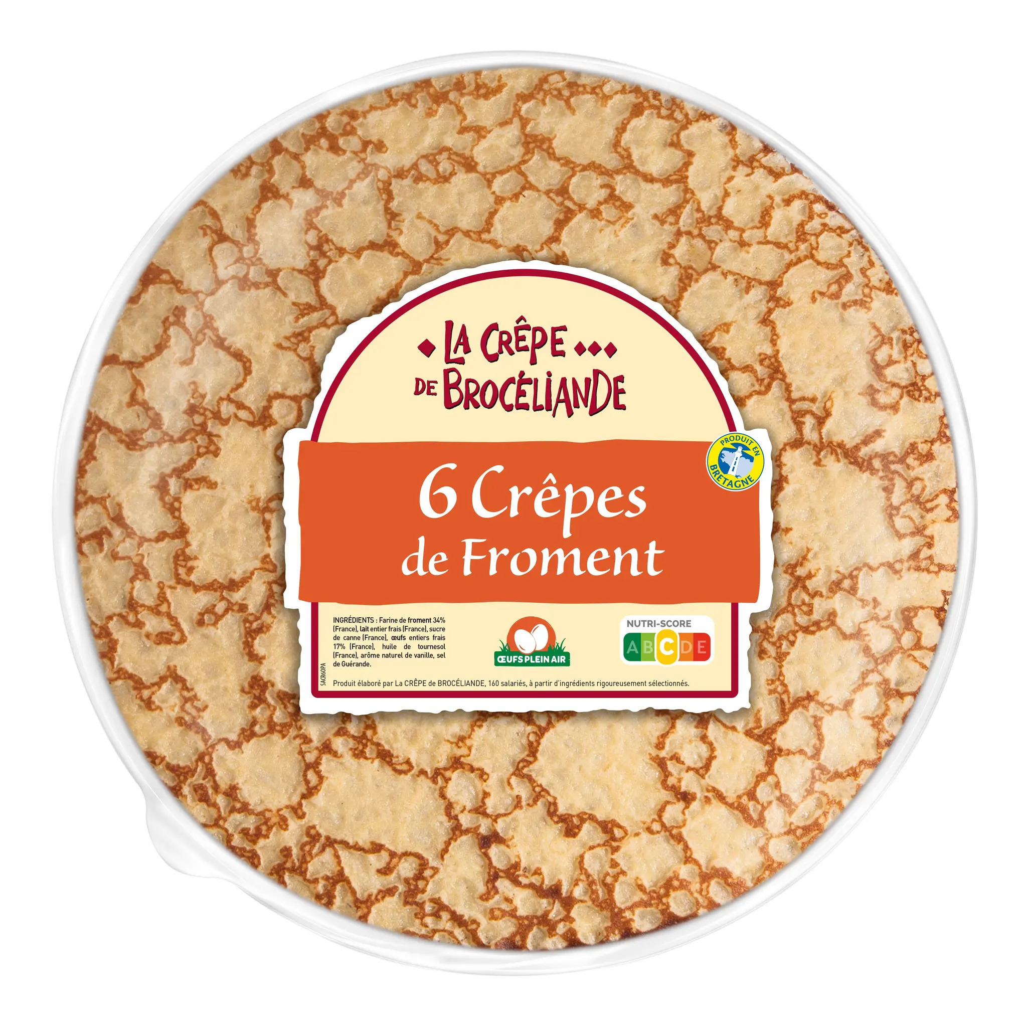 LA CREPE DE BROCELIANDE Crêpes de froment