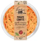 L'ATELIER BLINI Tomate confite ricotta crémeuse et pointe d'ail