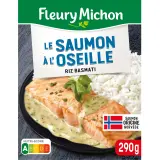 FLEURY MICHON Saumon à l'oseille et riz basmati