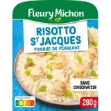 FLEURY MICHON Risotto de Saint Jacques et fondue de poireaux