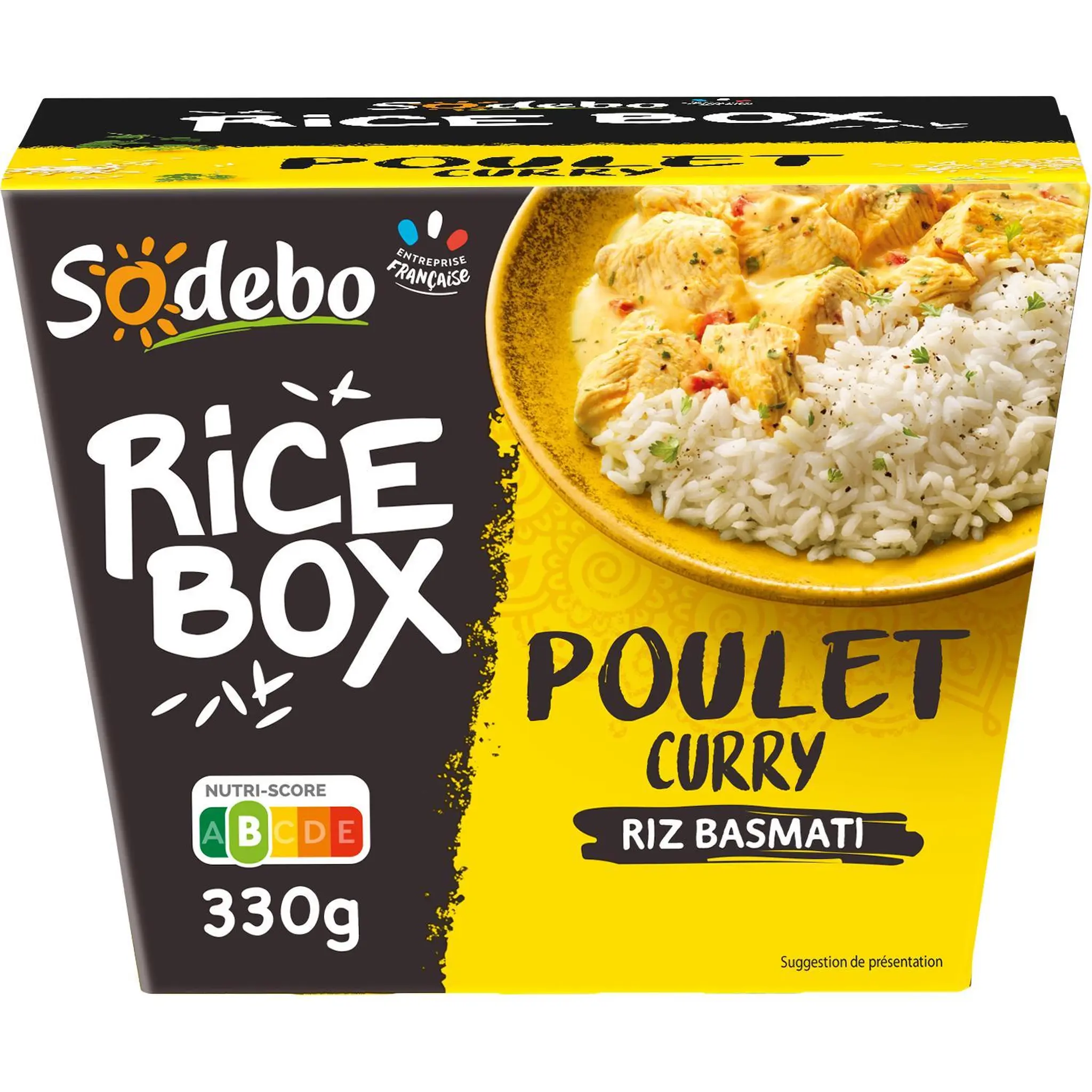 SODEBO RiceBox poulet curry riz basmati
