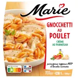 MARIE Gnocchetti au poulet et crème au parmesan