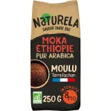 NATURELA Café bio moulu Moka intensité 8