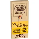 NESTLE DESSERT Tablette de chocolat praliné pâtissier