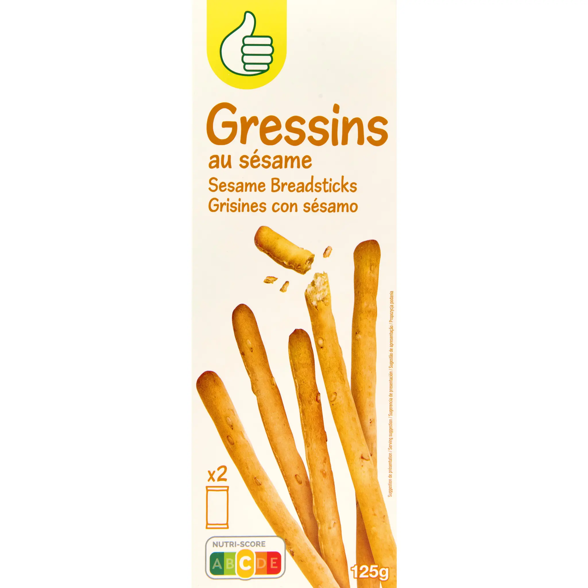 POUCE Gressins au sésame