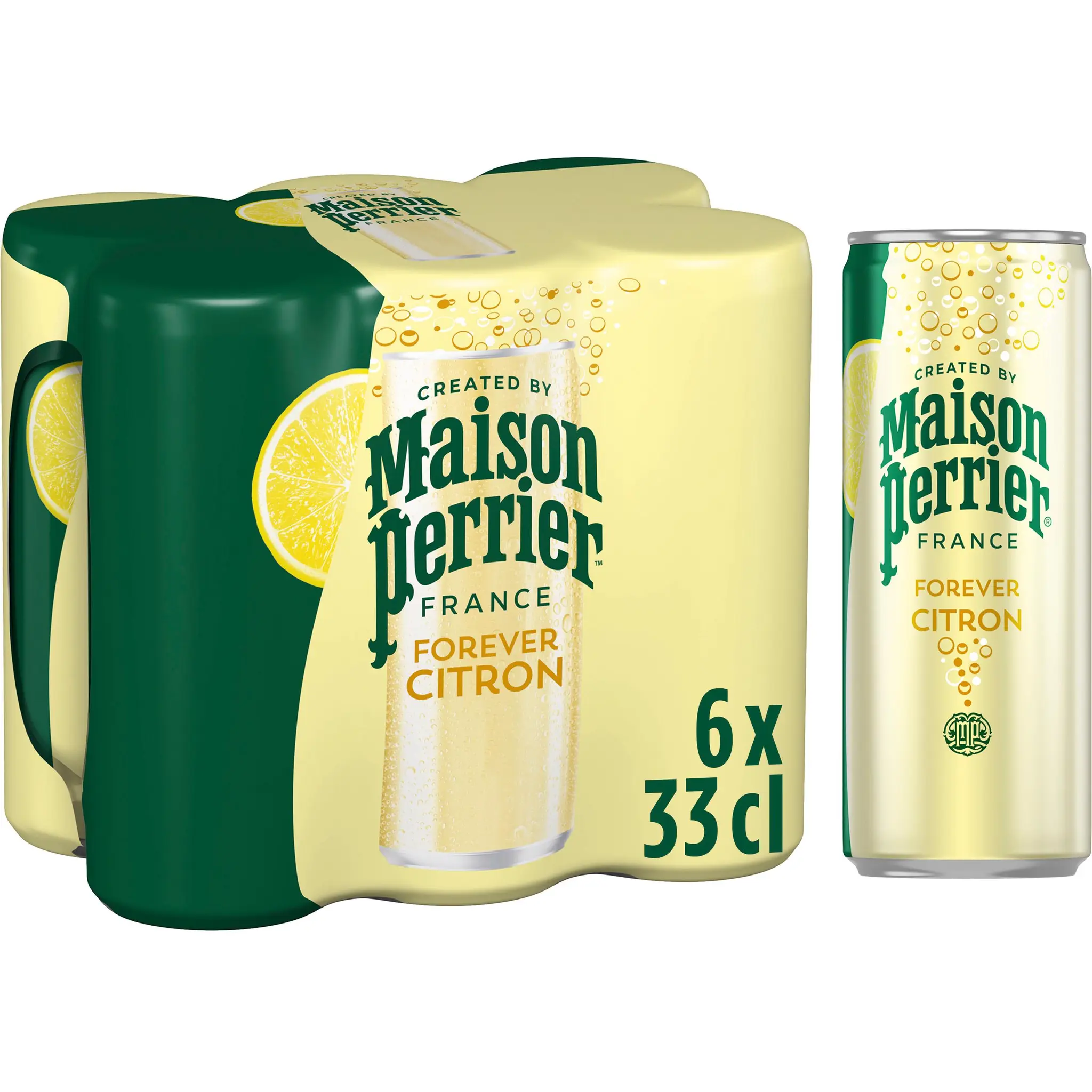 MAISON PERRIER Eau gazeuse aromatisée citron