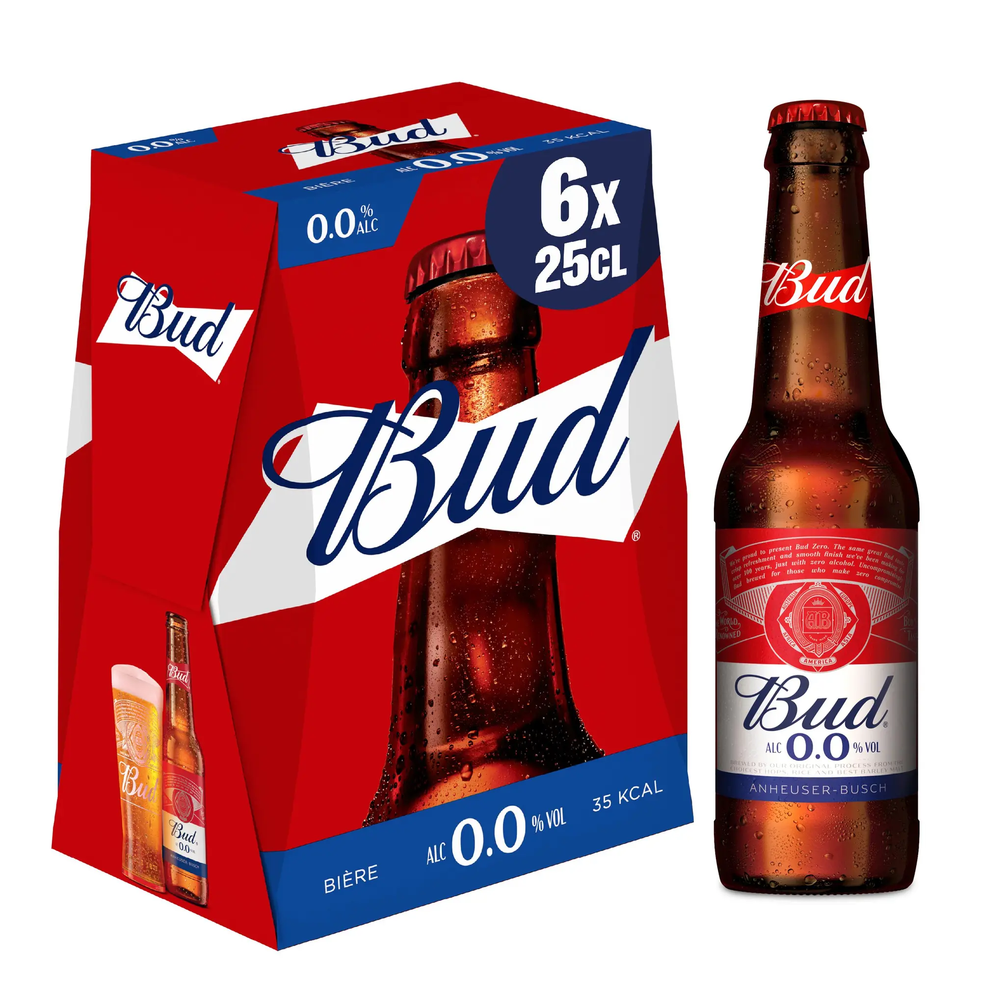 BUD Bière 0% bouteille