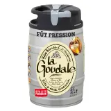LA GOUDALE Bière blonde 7,2% mini fût pression