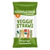 KIDDYLICIOUS Veggie Straws Soufflés salés saveur légumes dès 9 mois