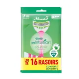 WILKINSON Xtreme 3 rasoirs jetables sensitive confort pour femme