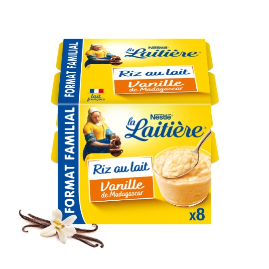Riz au lait vanille LA LAITIERE