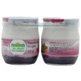LE PETIT VERSAILLAIS Yaourt nature sur lit de fruits rouges