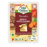 ISLA DELICE Ravioli boeuf et petits légumes halal