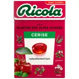 RICOLA Bonbons pastilles aux plantes des Alpes suisses à la cerise sans sucres