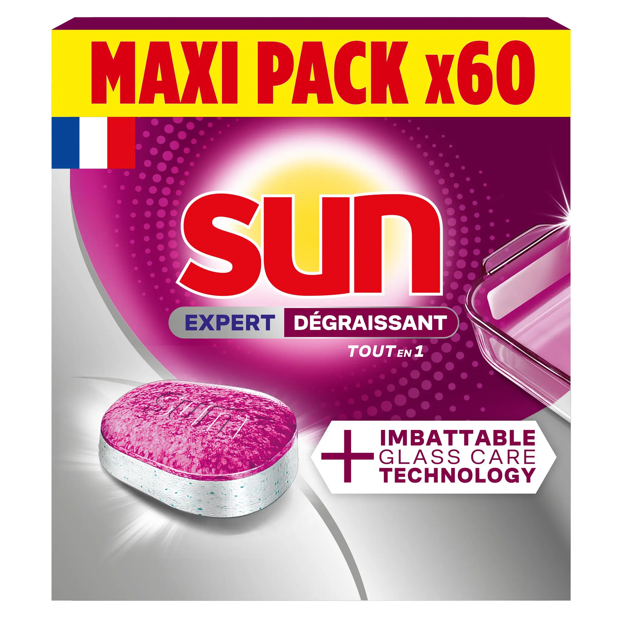 SUN Expert Plus tablettes lave-vaisselle tout en 1