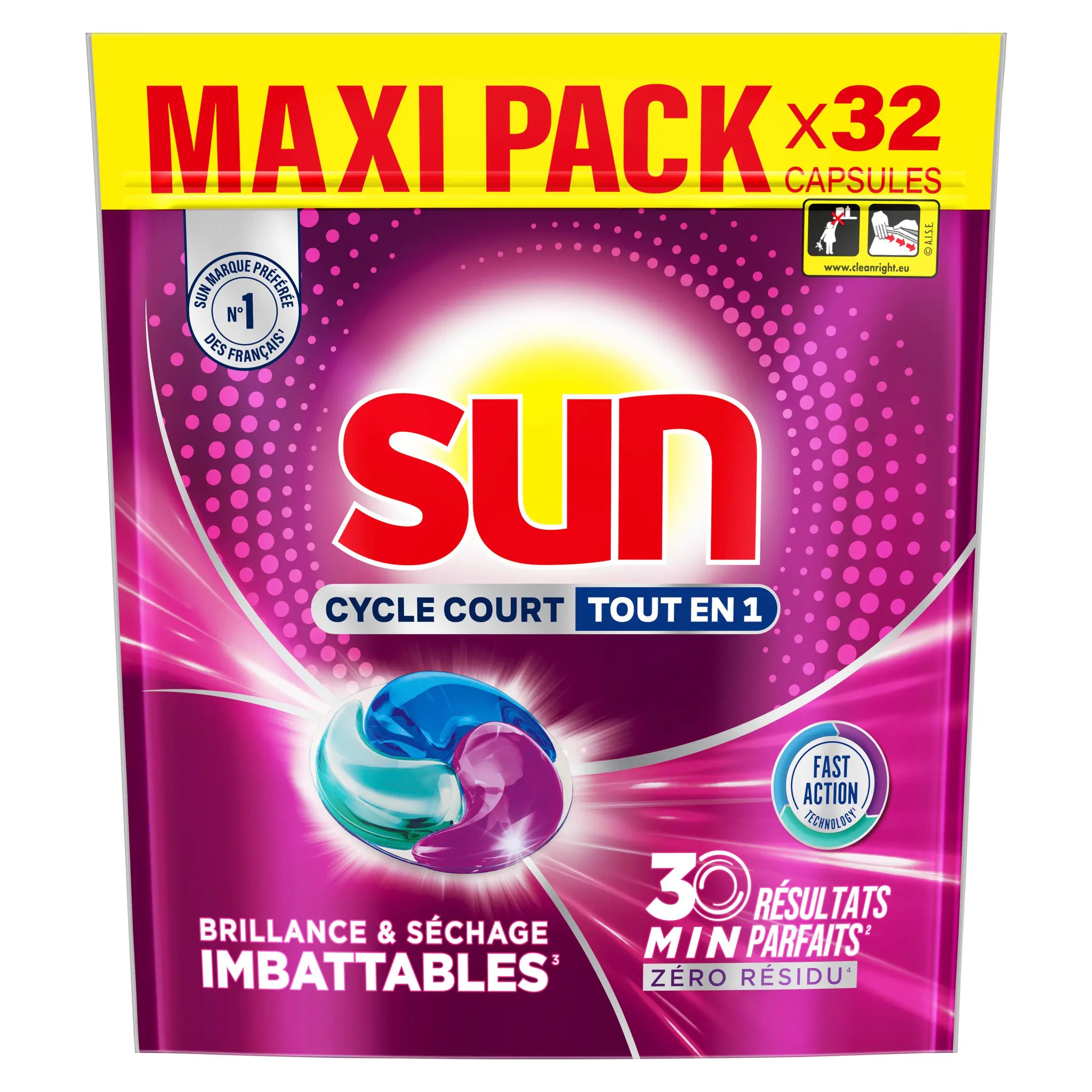 SUN Capsules lave-vaisselle