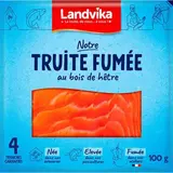 Landvika Truite Fumée, 4 tranches - 100g