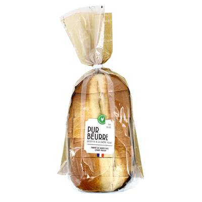 Brioches Fonteneau Gâche, Brioche Tranchée Pur Beurre, 500g