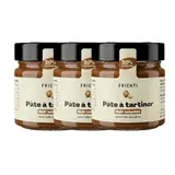Lot de 3 x Pâte à tartiner Noir noisette, Frichti (250 g)