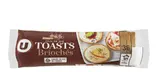 Toasts ronds briochés spécial foie gras, U (250 g)