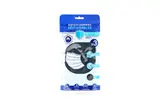 Masque adulte en tissu noir, Feel Natural (x 3)